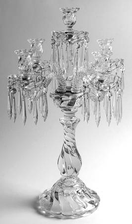 Colony 5 Light Candelabra w/5 Bobeches & 50 Prisms