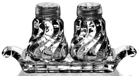 Colony Mini Shaker Set w/Tray & Glass Lids