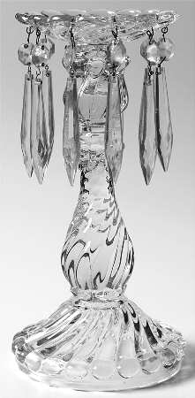 Colony 9" Candlestick  W/10 Prisms