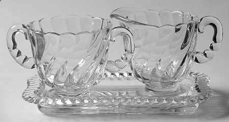 Colony Mini Creamer, Sugar and Tray Set