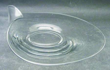 Contour Clear Contour Blank Snack Plate