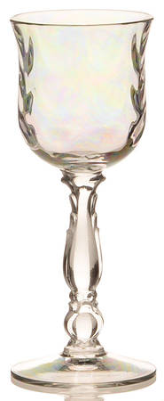 Coral Pearl (Iridescent) Cordial Glass