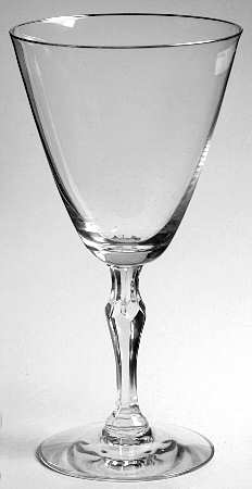 Engagement (Platinum Trim, Stem 6092) Water Goblet