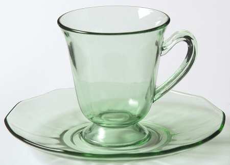 Fairfax Green (line 2375) Demitasse Cup & Saucer Set
