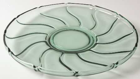 Jamestown Green 13" Torte Plate