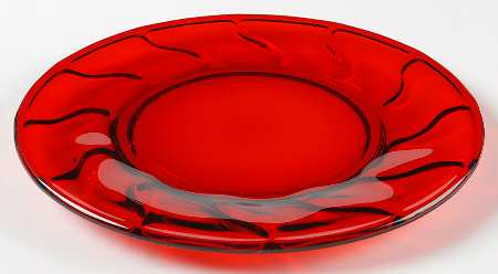 Jamestown Ruby Luncheon Plate