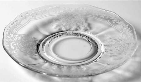June Clear Saucer for Demitasse Cuo & Saucer Set