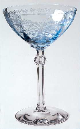 June Blue (Azure) Champagne/Tall Sherbet