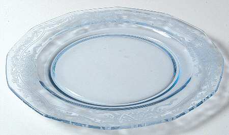 June Blue (Azure) Dinner Plate