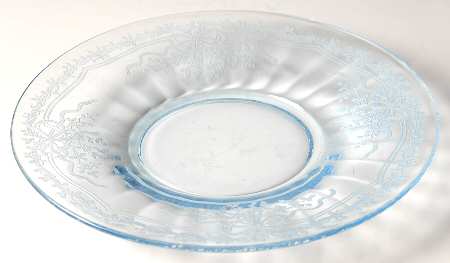 June Blue (Azure) Underplate for Finger Bowl