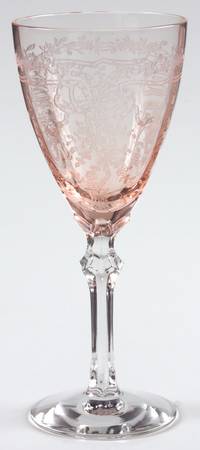 June Pink Wine Glass