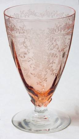 June Pink 9 Oz Footed Tumbler