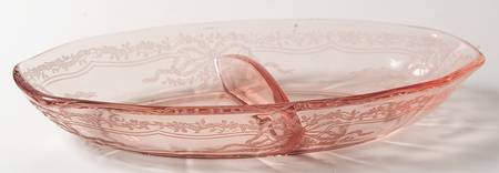June Pink 8" Oval 2 Part Relish