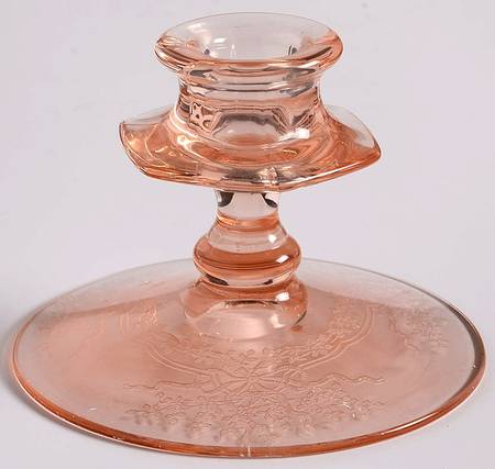 June Pink 3" Single Light Candlestick