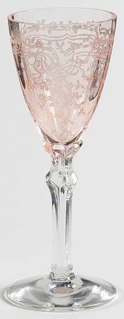 June Pink Cordial Glass