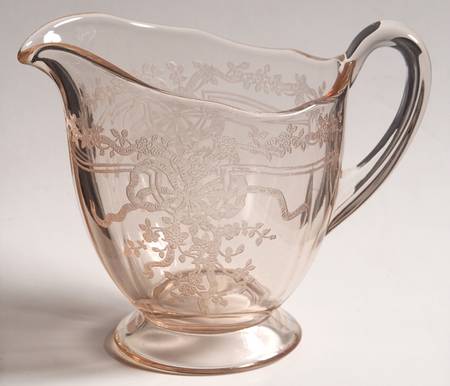 June Pink Footed Creamer