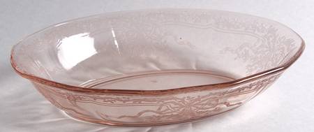 June Pink 9" Oval Baker
