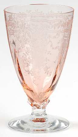 June Pink Juice Glass