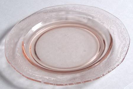 June Pink Bread & Butter Plate