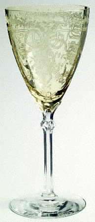 June Topaz (Yellow) by Fostoria