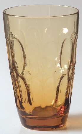 Mesa Amber Flat Juice Glass
