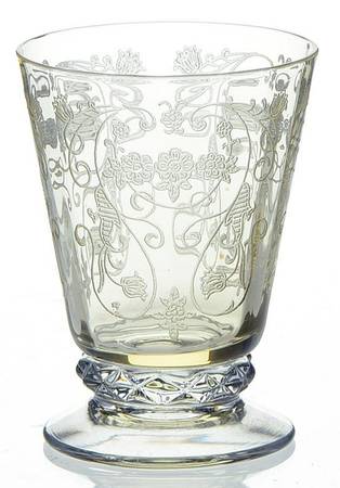 Minuet Yellow (Stem 6002, Yellow Bowl) Whiskey Glass