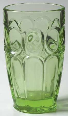 Moonstone Green Highball Glass