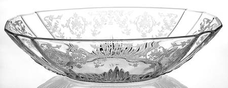 Navarre Clear Oval Flame Bowl