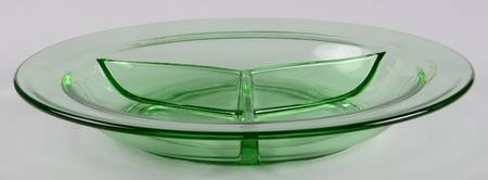 Pioneer Light Green 8" Round 3 Part Relish