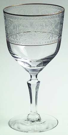 Renaissance (Stem 6111, Gold Trim) by Fostoria