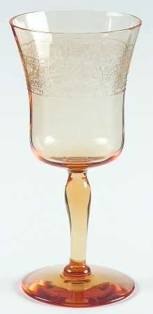 Royal Amber Wine Glass