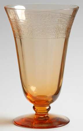 Royal Amber 9 Oz Footed Tumbler