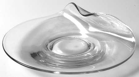 Shell Pearl Contour Blank Snack Plate