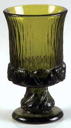 Sorrento Green Wine Glass