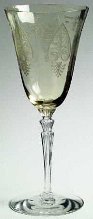 Trojan Topaz Water Goblet