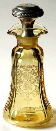 Versailles Topaz (No Trim) Salad Dressing Bottle & Stopper