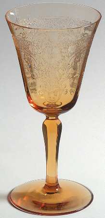 Vesper Amber by Fostoria