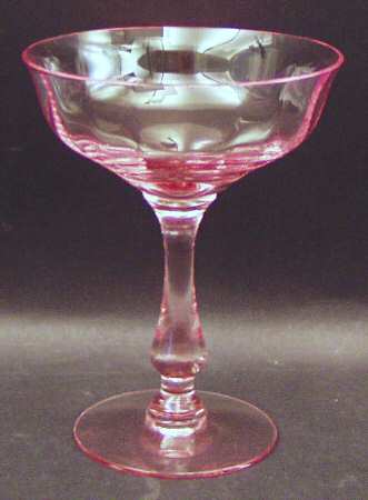 FRY1-5-PINK (STRAIGHT OPTIC) Champagne/Tall Sherbet
