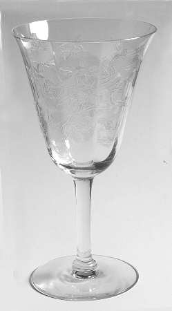 Rose Water Goblet by Fry
