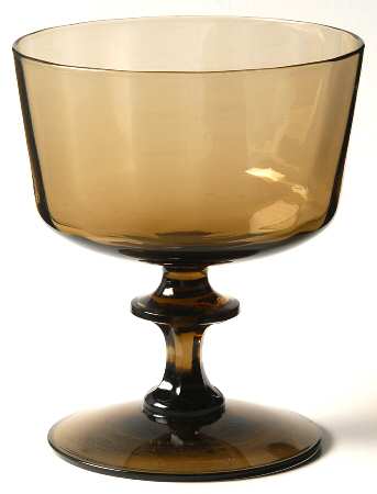 Flambeau Brown (Topaz) Champagne/Tall Sherbet by Franciscan