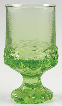 Madeira Apple Green (Clover) Water Goblet