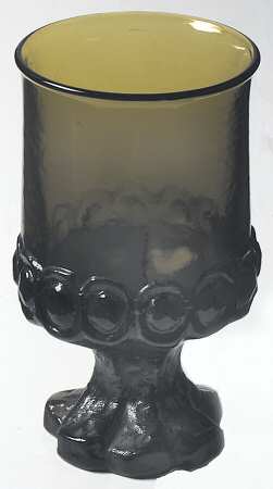 Madeira Olive Green Water Goblet