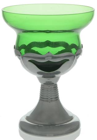 Farber Crystal (Chrome) Forest Green Liquor Cocktail
