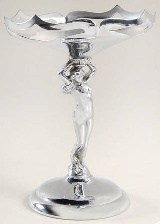 Farber Crystal (Chrome) #5566 Compote Holder (5" X 7")
