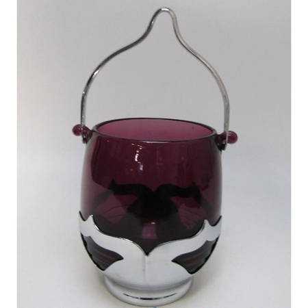 Farber Crystal (Chrome) Handled Ice Bucket