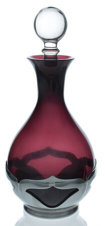 Farber Crystal (Chrome) Decanter & Stopper