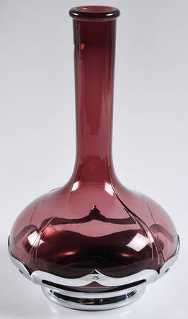 Farber Crystal (Chrome) Decanter No Stopper