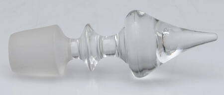 Farber Crystal (Chrome) Stopper for Decanter