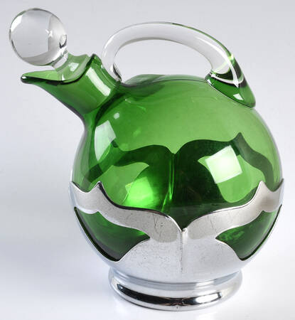 Farber Crystal (Chrome) Decanter & Stopper