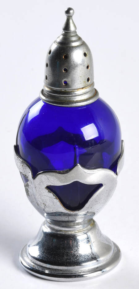 Farber Crystal (Chrome) 5712 Cobalt Shaker with Lid